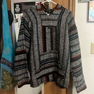 90s style Boho style hoodie